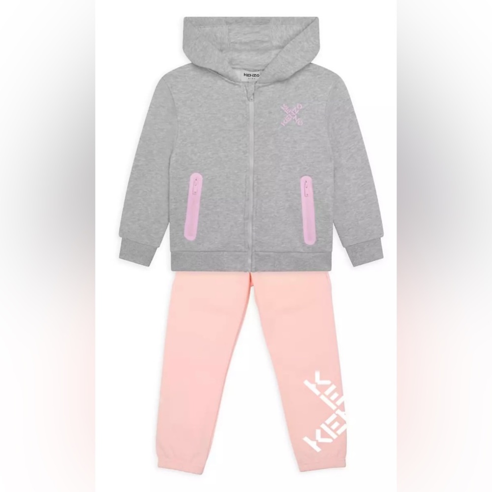 Kenzo
Little Girl's & Gir's Logo Cross Print Jogger Pants - Picture 2 of 10